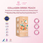 Noera Collagen Drink Mini Improved Formula  - Travel Size | Minuman Pencerah Kulit with L-Glutathione | Collagen Beauty Drink