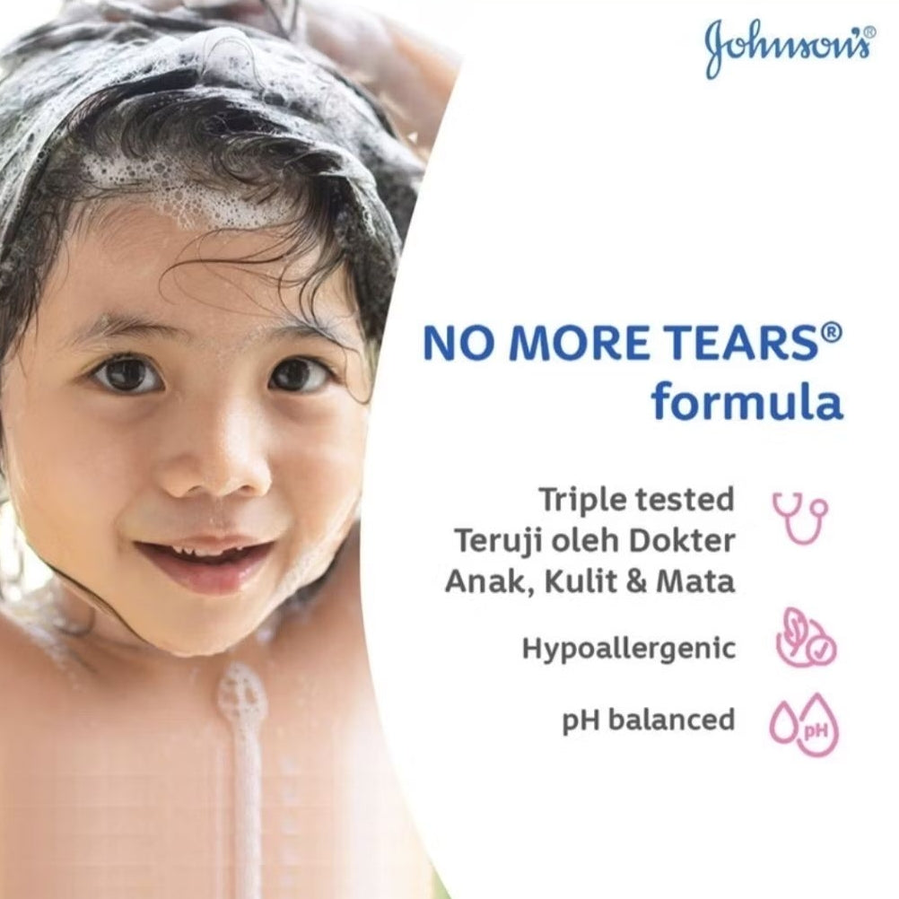 Johnson's Active Kids Sampo Anak Shiny Drops Botol 100 ml