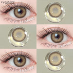 Eyeshare Softlens Minus Aurora Brown 14.2mm 1Pasang Brown Lensa Kontak Soflen