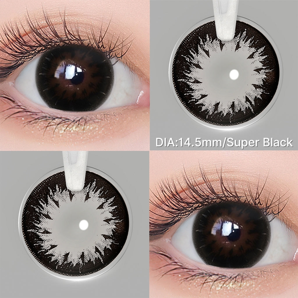 [0.00~-6.00]MAGISTER SOFTLENS HITAM 14MM-14.5MM SOFTLENS MINUS