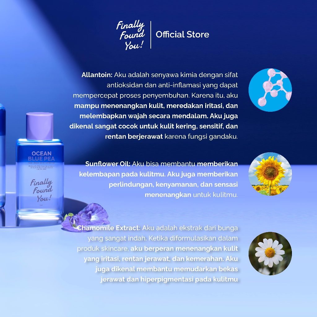 Finally Found You! Ocean Blue Pea Dual-Phase Micellar Water 100ml