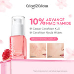 Glad2Glow Serum Series Peeling Serum Exfoliating Serum Bright Serum Glad2Glow Serum Mencerahkan Wajah Serum Pemutih Wajah Serum Retinol Serum Dark Spot Serum Acne Spot Serum Jerawat Glowing Serum Whitening Serum Brightening Serum Glow G2G Serum Niacinamid