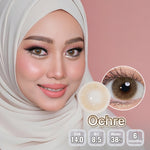 [0.00 s/d -8.00] Magister softlens Minus 14.00MM Queen Ochre Soflen Minus Graphite Amber Soflen Sepasang 6Bulan
