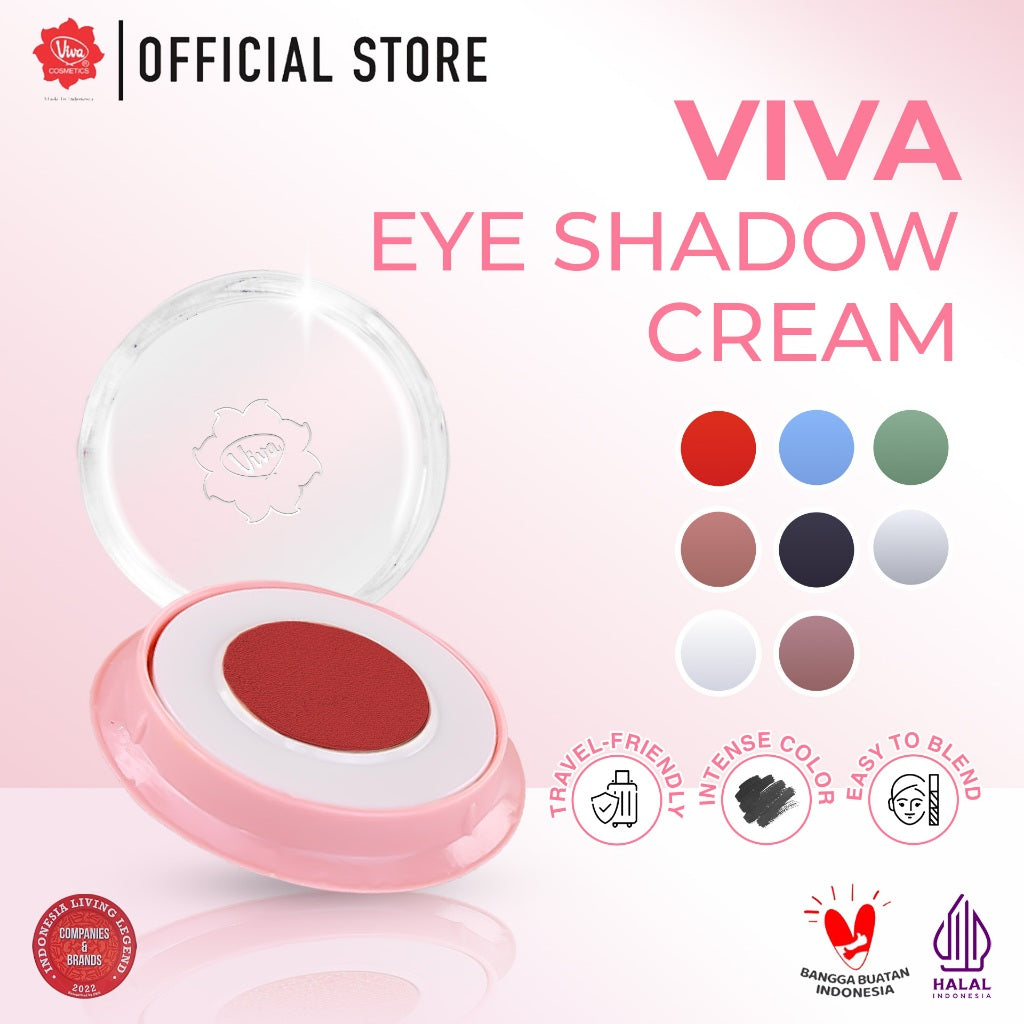 Viva Eye Shadow Cream - 1.5 gr (tersedia 8 varian warna)