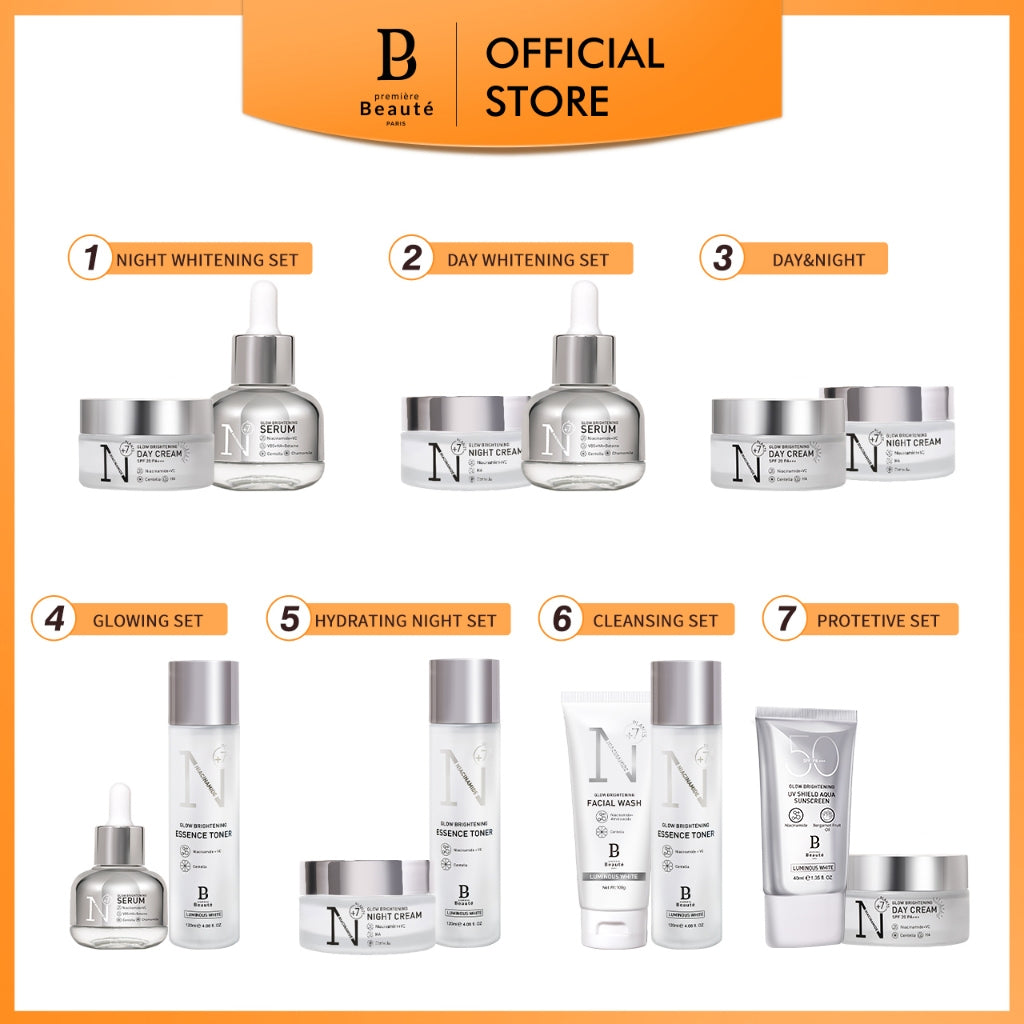 [CAMPAIGN] PREMIERE BEAUTE [Whitening 2pcs]Luminous White Skincare Series Skincare Package Set Brightening BPOM