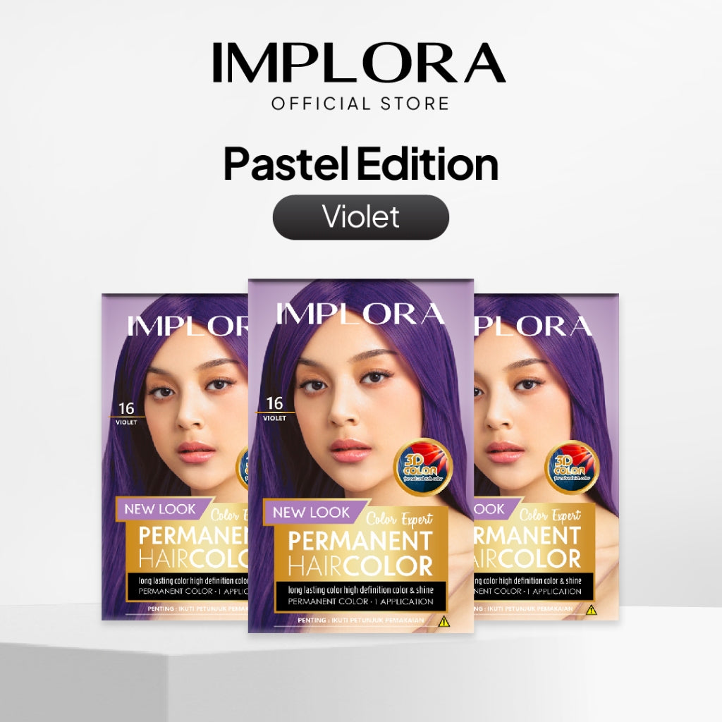 [3 PCS] Implora Permanent Hair Color