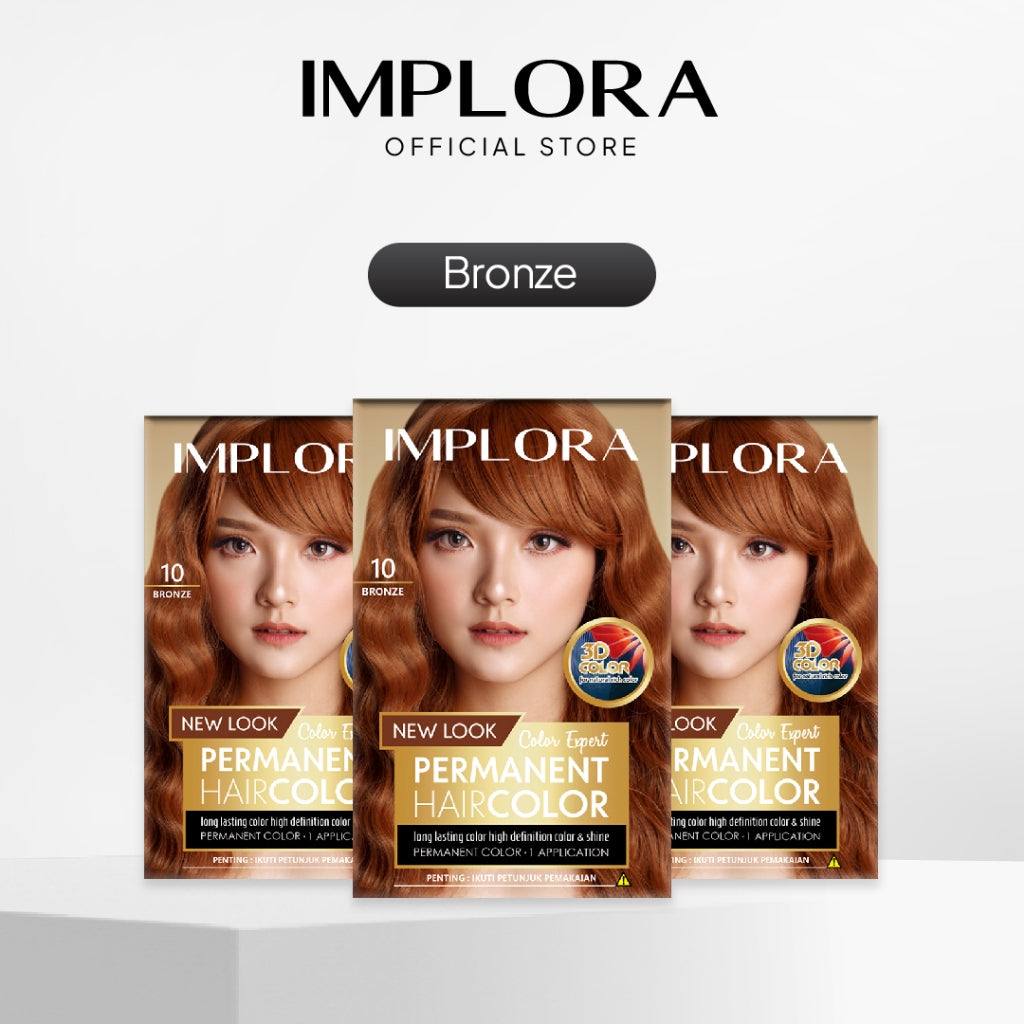 [3 PCS] Implora Permanent Hair Color