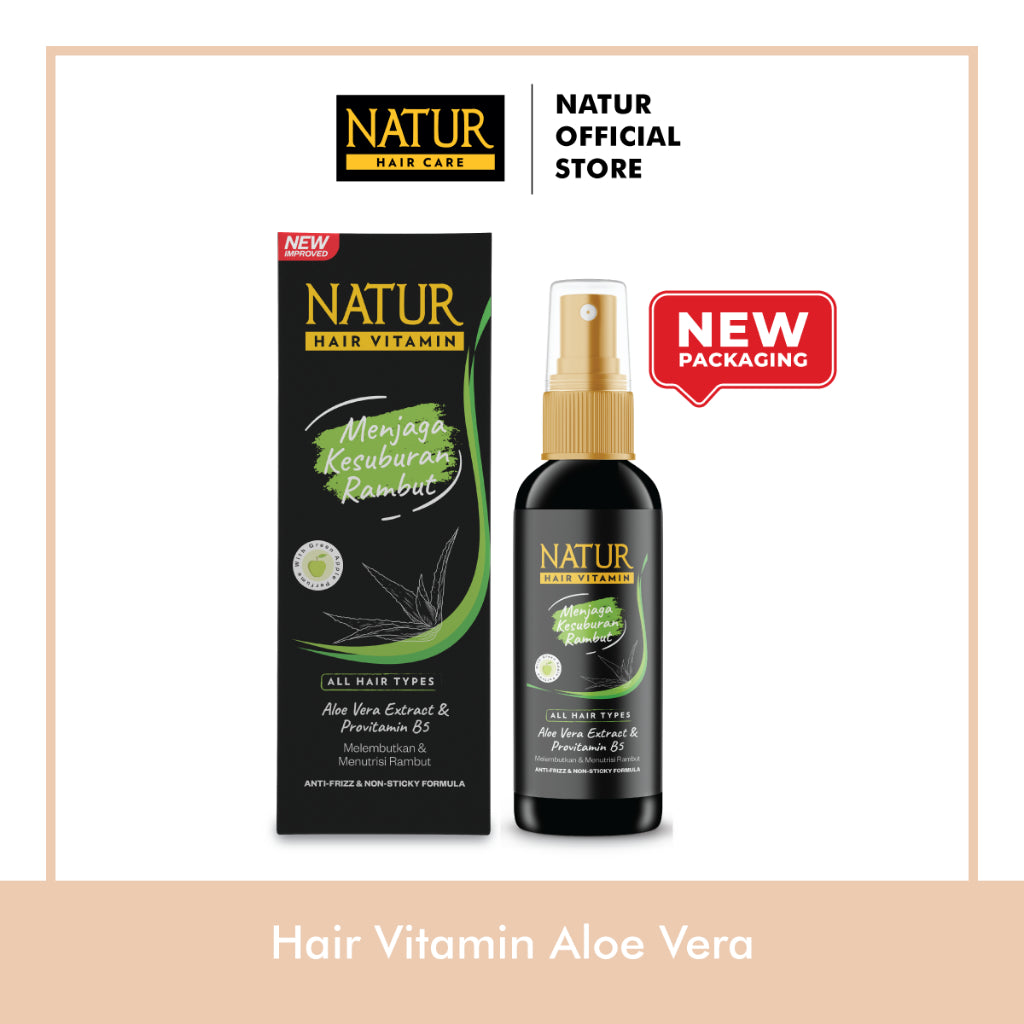 Natur Hair Vitamin Aloevera 80 ml - Vitamin Menebalkan Rambut