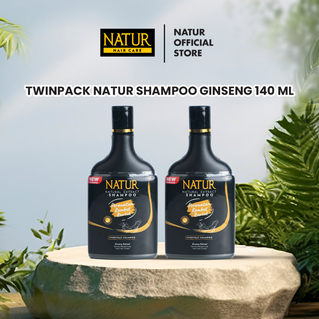Twinpack Natur Shampoo 140 ml - Paket Shampoo 2 pcs