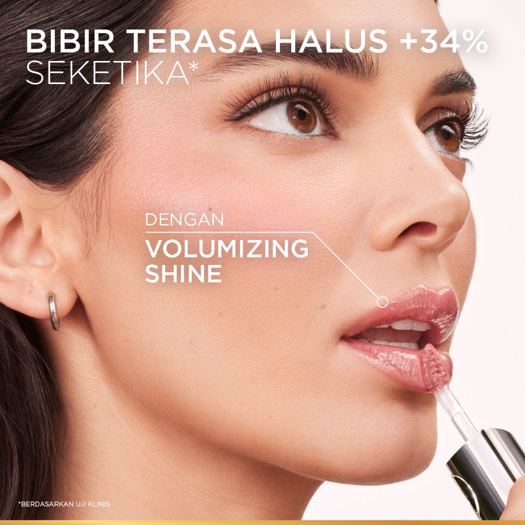 [BARU] L'Oreal Paris Plump Ambition Lip Oil - Instant Plump Hyaluronic Acid & Tripeptide Tahan Hingga 24 Jam, Bibir Plumpy & Lembab, Tidak Lengket | Lip Gloss Lip Plump