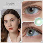 [0.00 s/d -8.00]Softlens Minus Queen Amber Lensa Kontak Warna DIA14.2MM Hidrocor Soflen 1Pasang 6Bulan