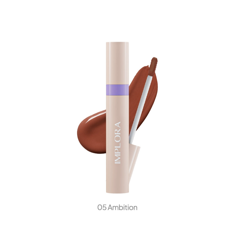 Implora Day To Day Lite Matte Lip Cream | Ringan Melembapkan | Hyaluronic Acid Lipstick
