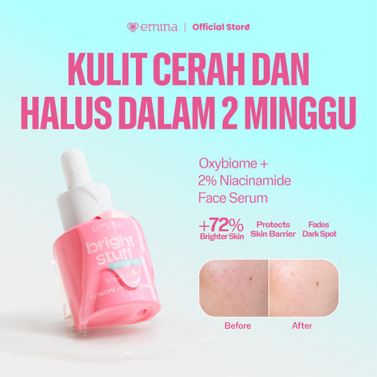 NEW! Emina Bright Stuff Face Serum - Serum Pelembab Wajah Cerah Glowing Anti Kusam