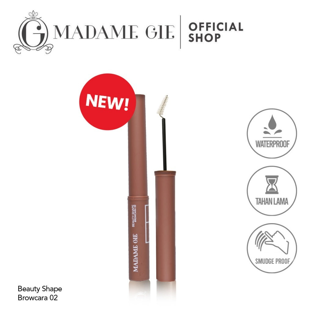 Madame Gie Beauty Shape Browcara Package Isi 3pcs Browcara Alis - MakeUp Mascara Alis
