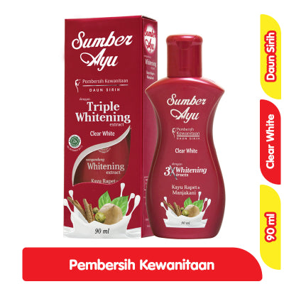 Sumber Ayu Pembersih Kewanitaan Daun Sirih Pearly White 90 ml / 110 ml / Sumber Ayu Pembersih Kewanitaan Daun Sirih Clear White 90 ml /Sumber Ayu Pembersih Kewanitaan Natural Orchid 110 ml
