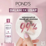 Ponds Micellar Water Miracle Niasorcinol Pembersih Makeup Mencerahkan 100 ml