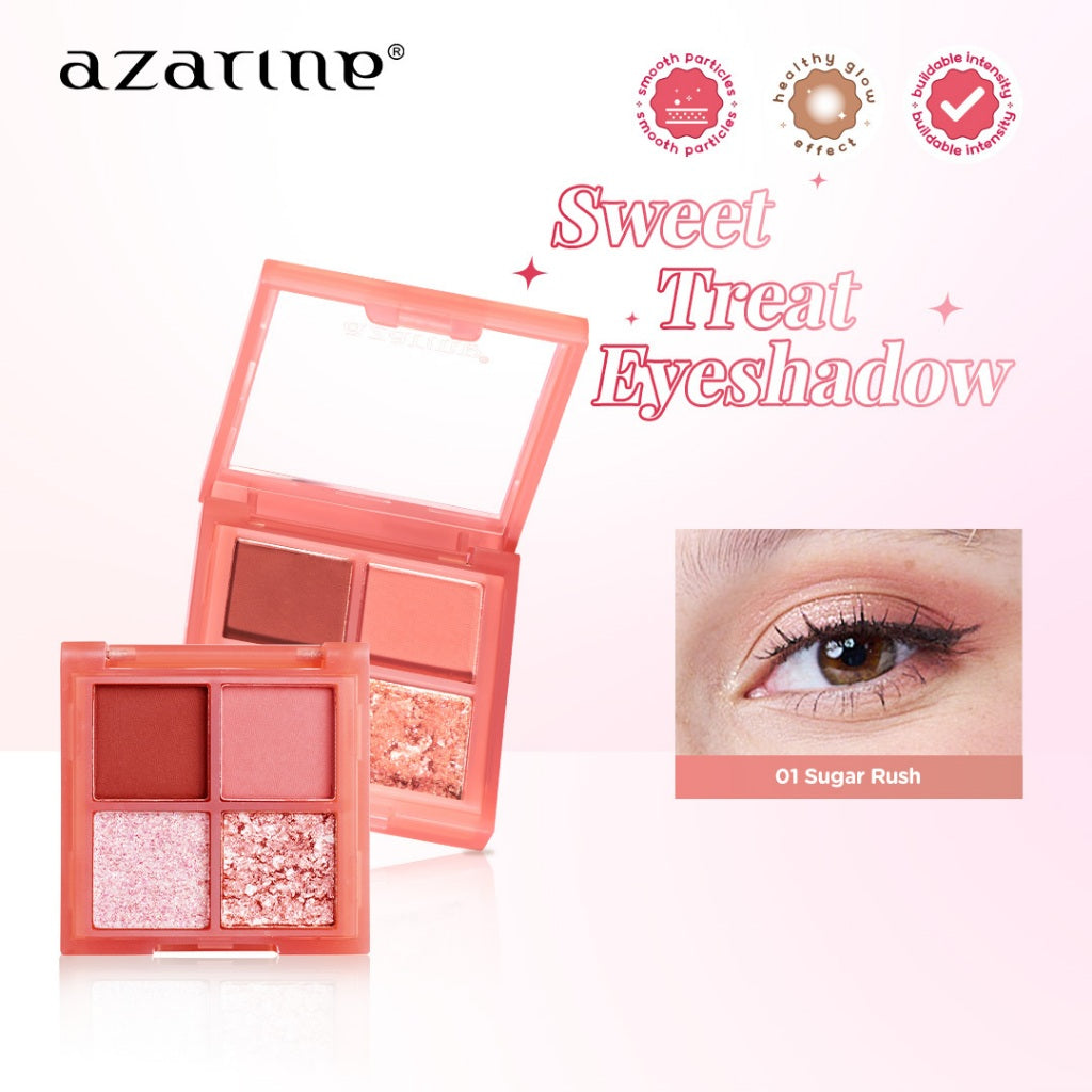 Azarine Sweet Treats Eyeshadow - 01. Sugar Rush [5.5 gr]