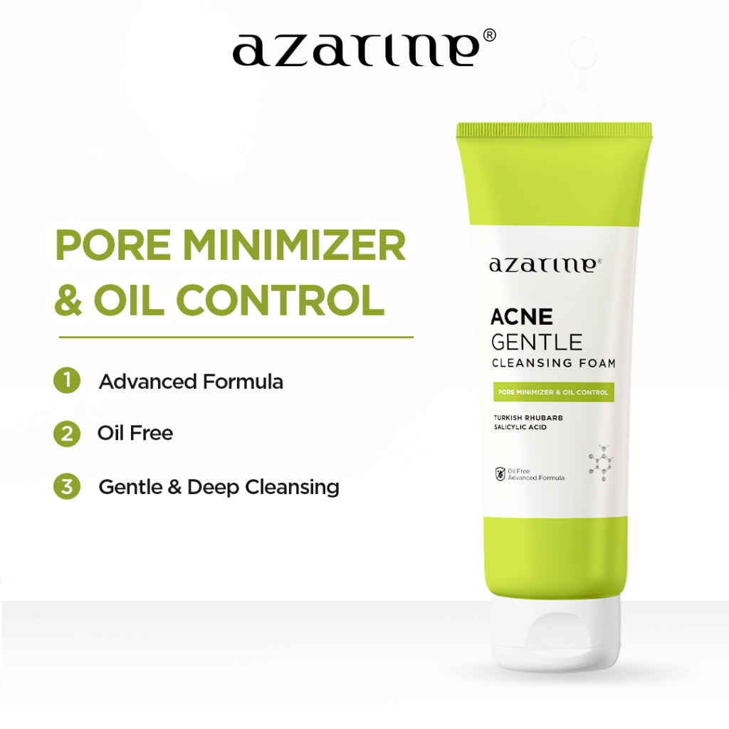 [FLASH SALE] Azarine Acne Gentle Cleansing Foam 75ml Sabun Cuci Muka Acne Prone Skin Kulit Berjerawat