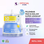 SOMETHINC - Calming & Gel Moisturizer Series | Calm Down/Ceramic Skin Saviour/Supple Power Hyaluronic9+Onsen/ACNEDOT Treatment |  Pelembap untuk Kulit Sensitif Kemerahan Normal Meredakan Kemerahan Memperkuat Skin Barrier Non comedogenic Menghidrasi