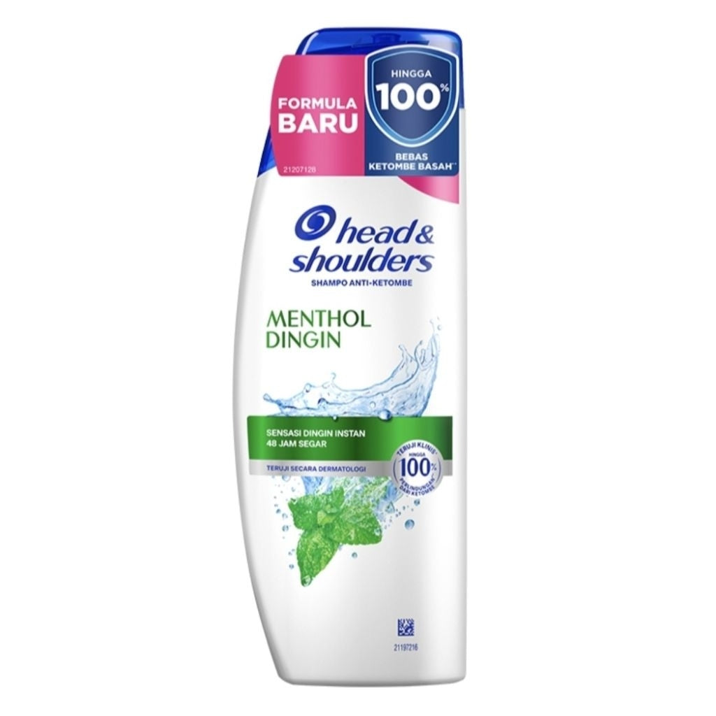 Head & Shoulders Sampo Anti Ketombe Menthol Dingin Botol 160 ml