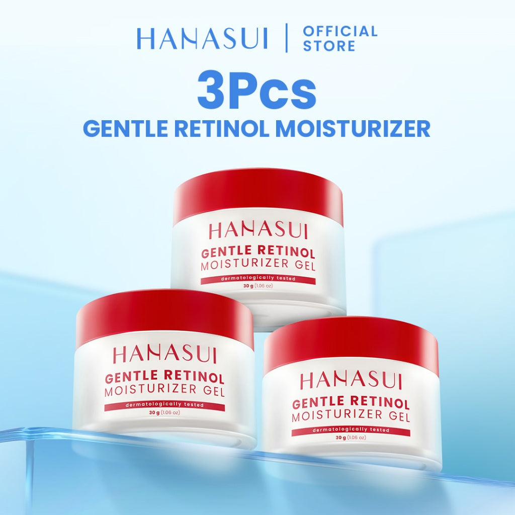 【5pcs Hemat】HANASUI Moisturizer Gel Series - Pelembab Gel Lembap & Mudah Menyerap - Bright Expert Mencerahkan - Ceramide Korean Probiotics Skin Barrier - Daily Retinol Cegah Penuaan Dini