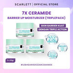 SCARLETT 7X Ceramide Moisturizer - Pelembab Wajah untuk Mencerahkan Melembabkan Memperbaiki Skin Barrier & Menghidrasi Kulit Wajah || Sensitif Skin Approved & Tidak Buat Make Up Geser