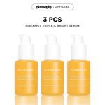 Glowsophy Pineapple Triple-C Glow 30ml Brightening Serum with Hyaluronic Acid Mencerahkan Warna Kulit Wajah Menjaga Kelembapan Wajah Meratakan Warna Kulit Menjaga Skin Barrier Whitening Brightening dengan Niacinamide Vitamin C Serum Eksfoliasi Wajah