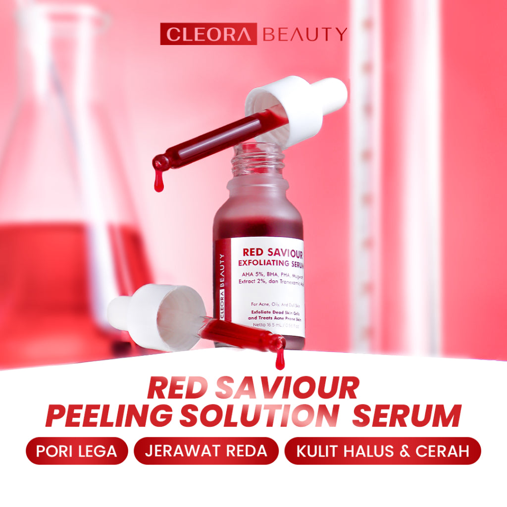 Cleora Special Skincare Set - Paket Lengkap Exfoliasi, Brightening & Acne Care untuk Wanita & Pria | Face Wash, Peeling Gel, Serum, Moisturizer, Penghilang Jerawat & Dark Spot