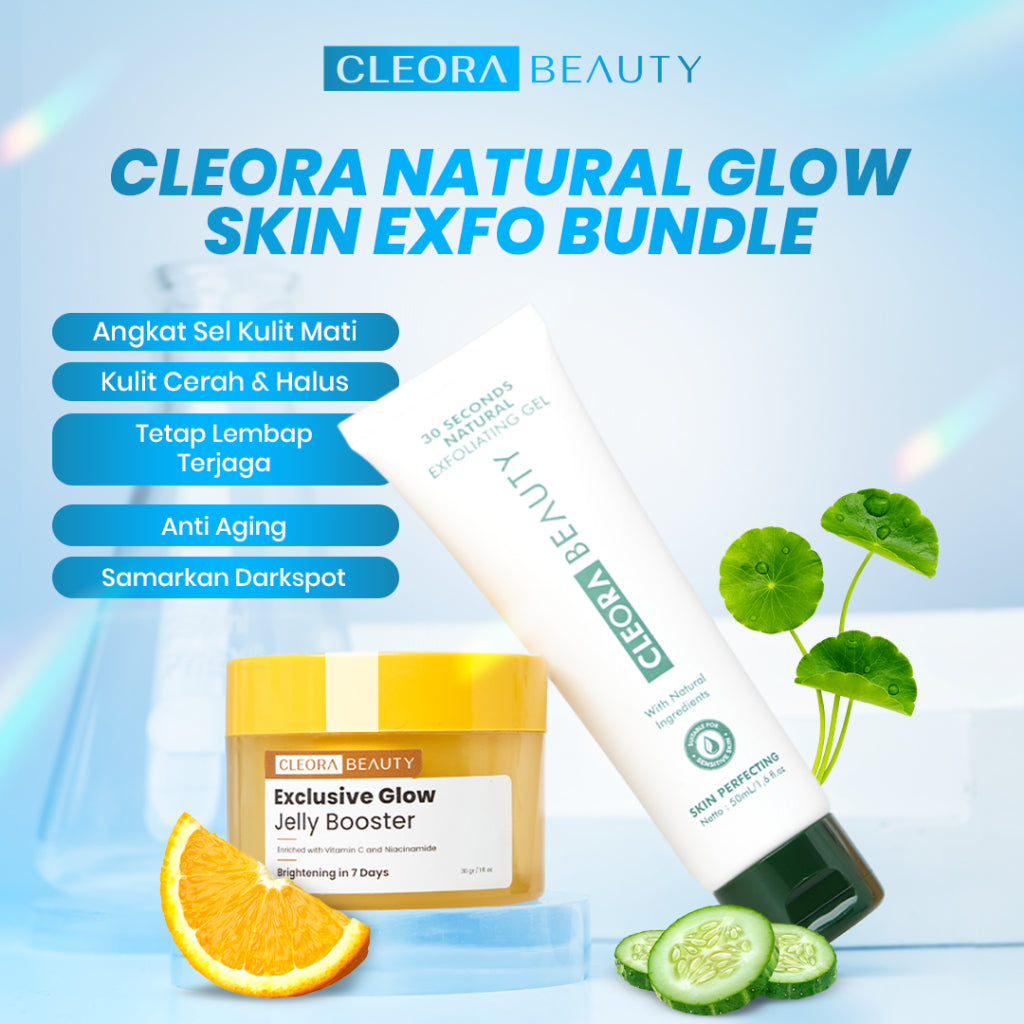 Cleora Beauty Special Bundle 2 In 1 - Exfo Berrier Series, Exfo Brightening Series, Exfo Glowing Series, Exfo Healty Series, Exfo Hydrating Series