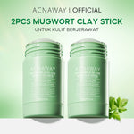 ACNAWAY Mugwort Acne & Pore Clay Mask Stick – Clay Stick Masker Wajah untuk Jerawat, Komedo, & Pori Mengangkat Sebum & Mengecilkan Pori | Panthenol + Salicylic Acid + Mugwort Mask | Masker Acne Prone Skin & Bekas Jerawat Face Mask Acne Mask Sleeping Mask
