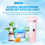 Cleora Special Skincare Set - Paket Lengkap Exfoliasi, Brightening & Acne Care untuk Wanita & Pria | Face Wash, Peeling Gel, Serum, Moisturizer, Penghilang Jerawat & Dark Spot