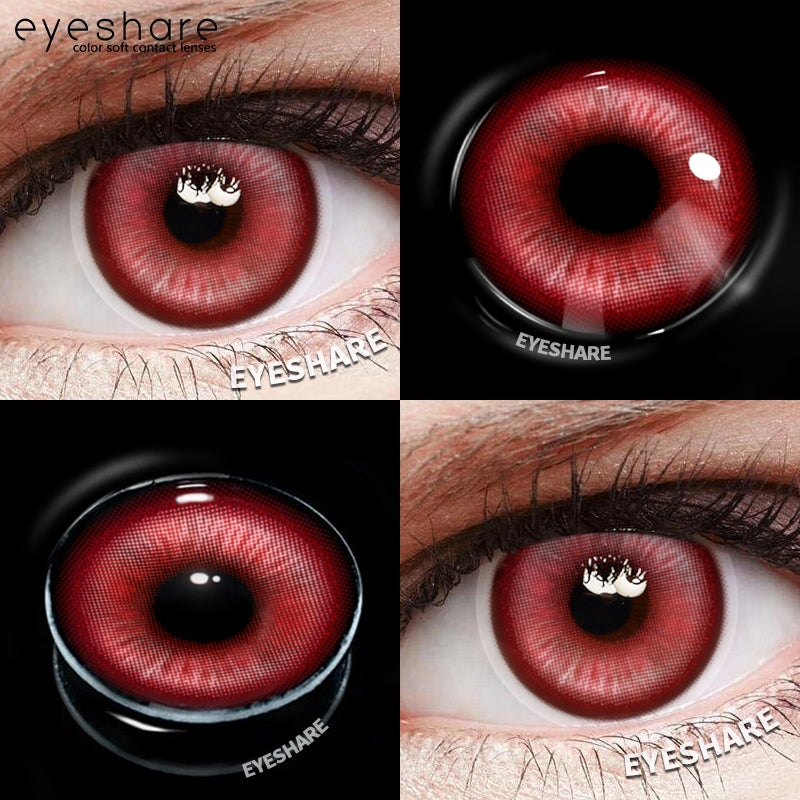 Eyeshare Softlens Lensa Kontak Mata Putih Cosplay Halloween Softlen Putih