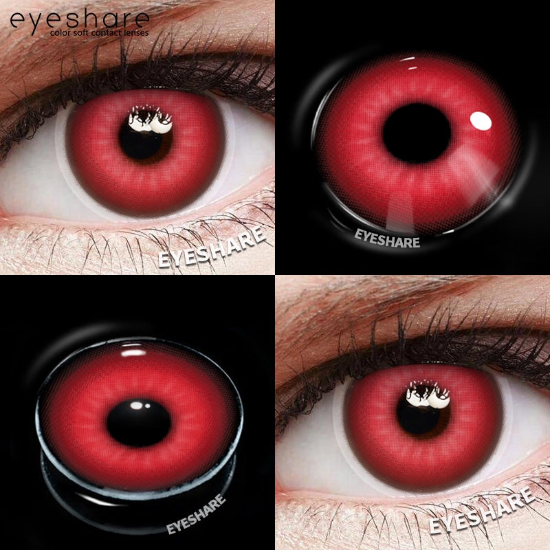 Eyeshare Softlens Lensa Kontak Mata Putih Cosplay Halloween Softlen Putih