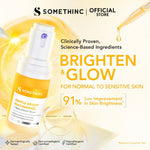 [BARU!] SOMETHINC Gentle Bright Niacinamide + Alpha Arbutin Serum - Pencerah Wajah Untuk Semua Jenis Kulit | Memperkuat Skin Barrier, Meratakan Warna Kulit, dan Memudarkan Noda Gelap & Memudarkan Pori Pori, Serum untuk Kulit Sensitif
