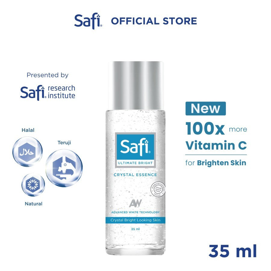 SAFI - Ultimate Bright - Crystal Essence 35 ml - Perawatan Wajah