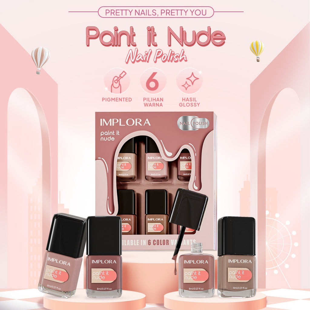 Implora Paint Nail Polish | Kuteks Pewarna Kuku | Nail Art
