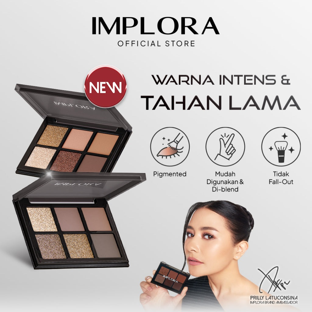 Implora Urban Eyeshadow Palette | Afterglow & Afterglam | Blendable & Pigmented