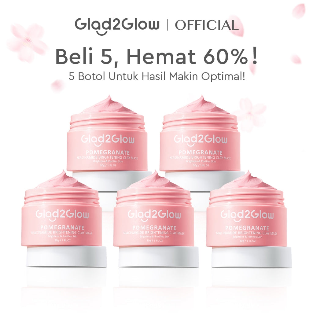 [Hemat 5PCS]Glad2Glow Clay Stick&Face Mask Complete Series-Pomegranate Brightening/Mugwort Salicylic Acid Acne/ Volcano 3D Acid Pore-masker Face Mask Packs Masker Wajah Sheet Mask mask sleeping mask mugwort mask face mask masker acne g2glow official store