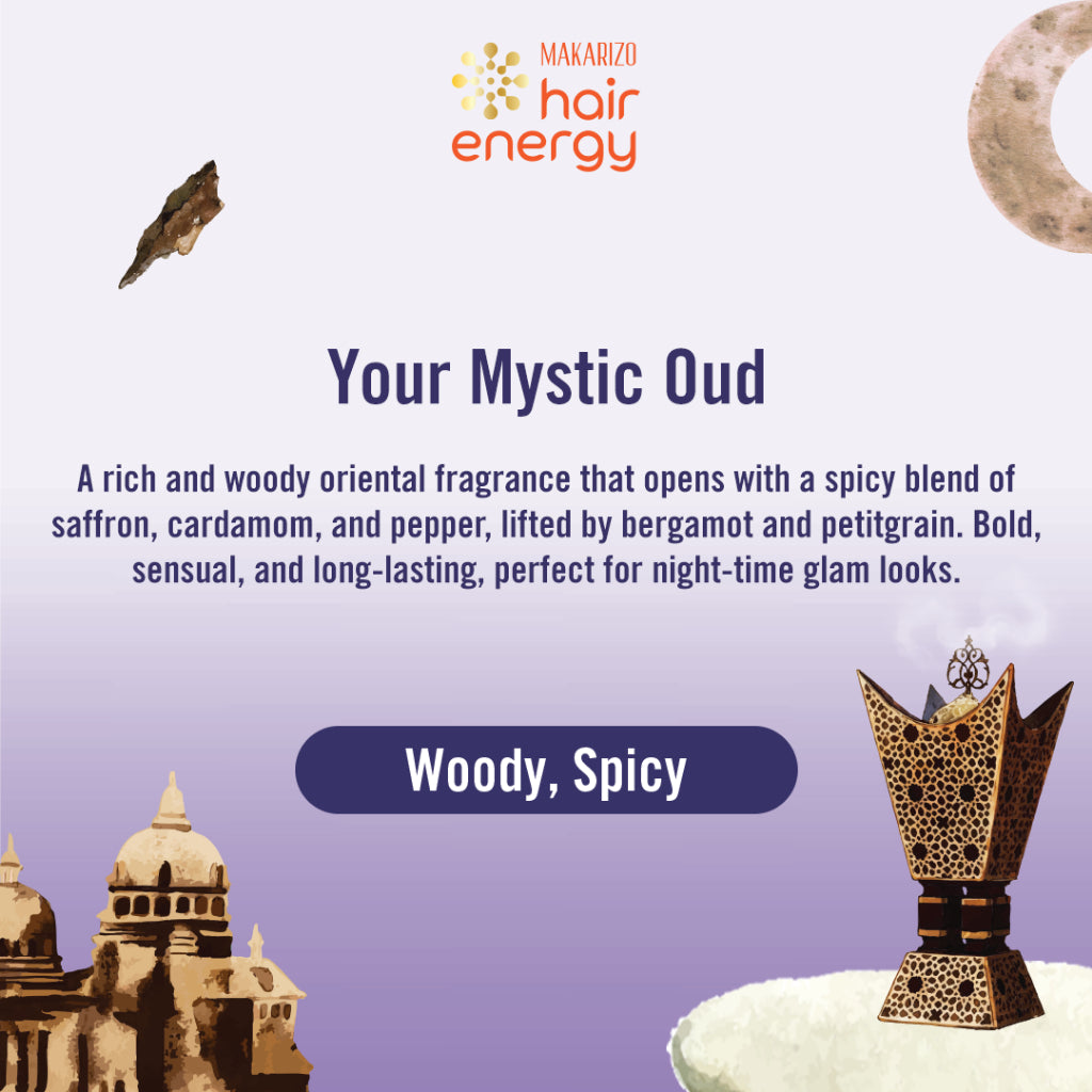 Makarizo Hair Energy Scentsations Hair Fragrance Your Mystic Oud 100 mL