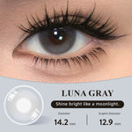 [Fuji Favorite] [New Arrival] Lilmoon Softlens Kualitas Jepang softlens minus (0 sd -8.50) Luna Gray Lensa minus/natural contact softlens/softlens warna/Lensa kontak