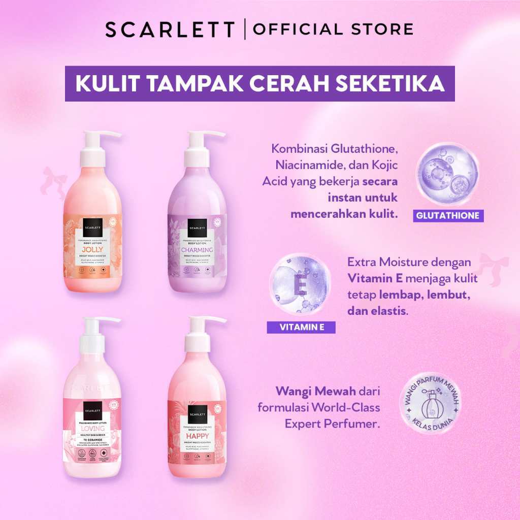 Scarlett Whitening Bundle Body Lotion + Shower Gel