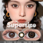 [0.00 s/d -6.00]Magister Softlens Minus14.5mm Lensa Kontak Warm Softlens For Big eyes 1Pasang 6bulan