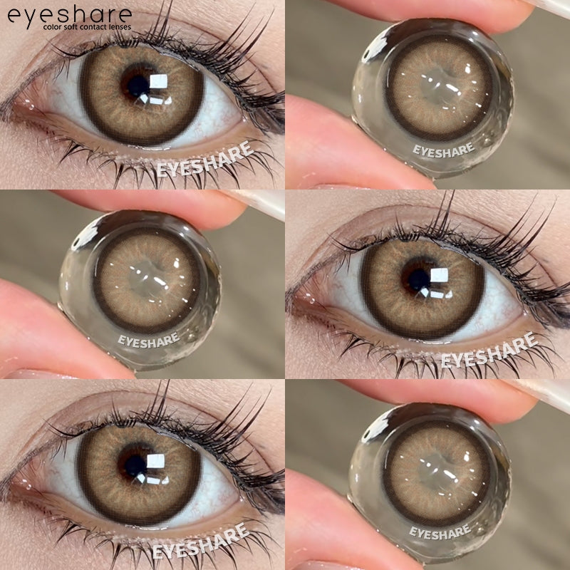 Eyeshare Softlens Lemon Gray 14.0mm 1 Pasang Lensa Kontak