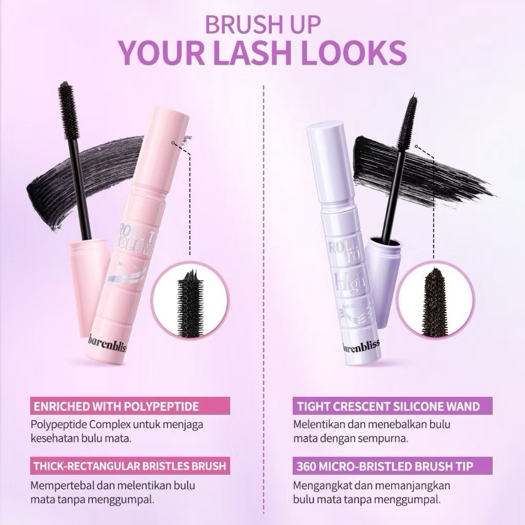 BNB barenbliss Korean Roll To Volume Lenghtening Mascara Remover Mascara Waterproof 8g