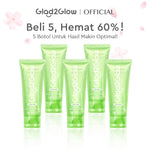Glad2Glow Centella Salicylic Acid Acne Gel Cleanser  facial wash skincare face wash sabun cuci muka cleansing balm exfoliating exfoliasi wajah sabun muka pembersih wajah merawat serta membantu menenangkan jerawat g2glow official store