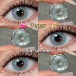 [-1.00~-6.00] Softlens Minus 14.2mm Brown Gray Green No Ring Softlens Natural 1 Years Use