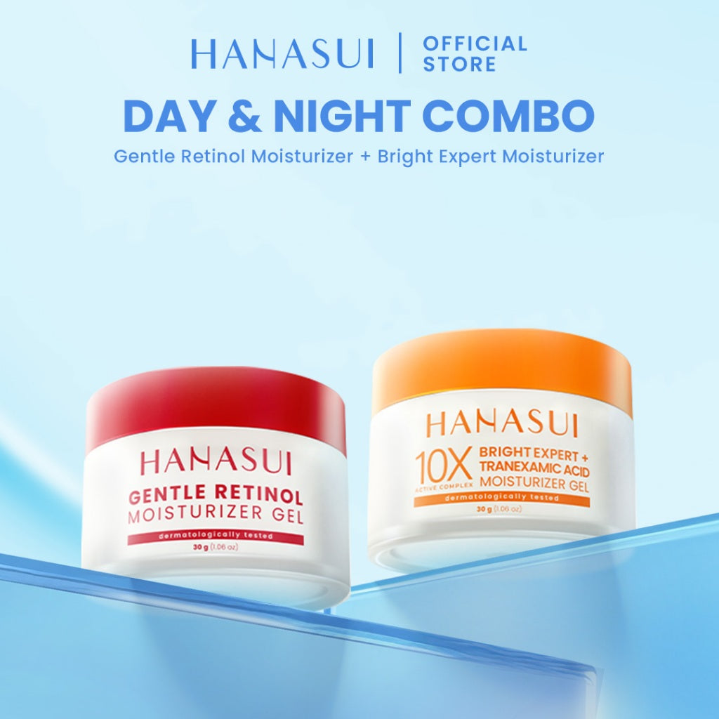 [NEW] HANASUI Gentle Retinol Moisturizer Gel 30g - Pelembab Gel Lembap & Cegah Tanda Penuaan Dini - 3 Retinol Complex - Encapsulated Retinol & HPR