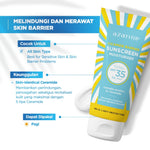 Azarine ⁠School-Ready Skin Sunscreen Series Berjerawat Berminyak Facial Kering Ceramide Wajah sunscreen bruntusan Muka