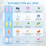Glad2Glow Facial Cleanser Series-Facial Wash Low PH Gel Centella Mencerahkan Pencerah Wajah Anti Jerawat Penuaan Hilangkan Flek & Tenangkan face wash Pembersih Wajah Membersihkan kotoran dan minyak Menjaga pelindung kulit Mengobati g2glow official store