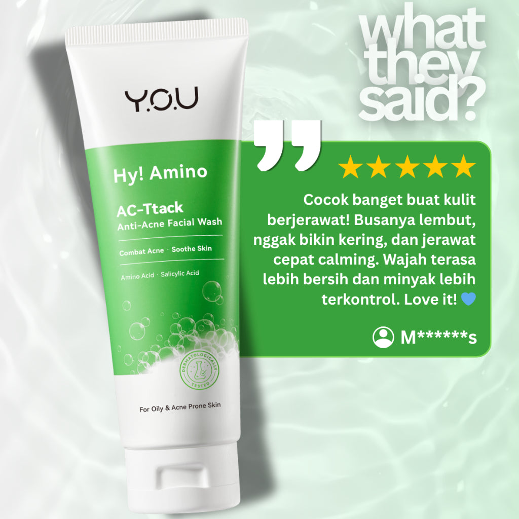 Y.O.U HY! Amino | Ac-Ttack, Contr-Oil, Bye-Byeteria, Glo-Win, Glowing Gentle